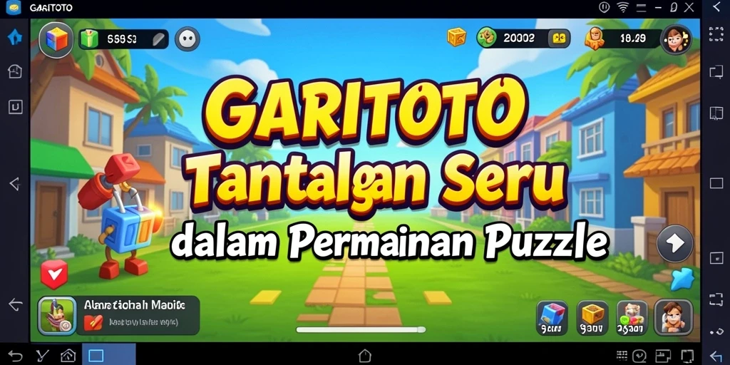 Tampilan gameplay puzzle GARITOTO yang menarik dan menantang.