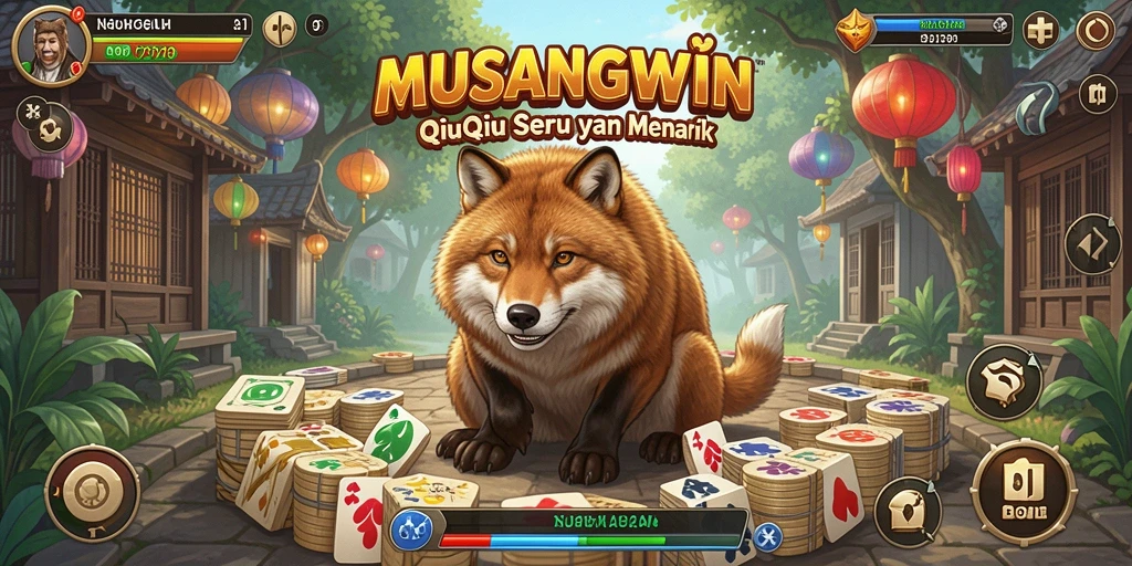 Screenshot gameplay seru dari permainan QiuQiu MUSANGWIN.