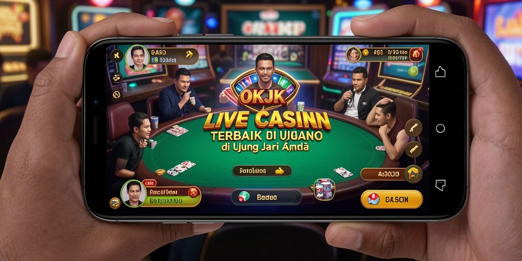 Tampilan permainan Live Casino yang menegangkan dan interaktif.