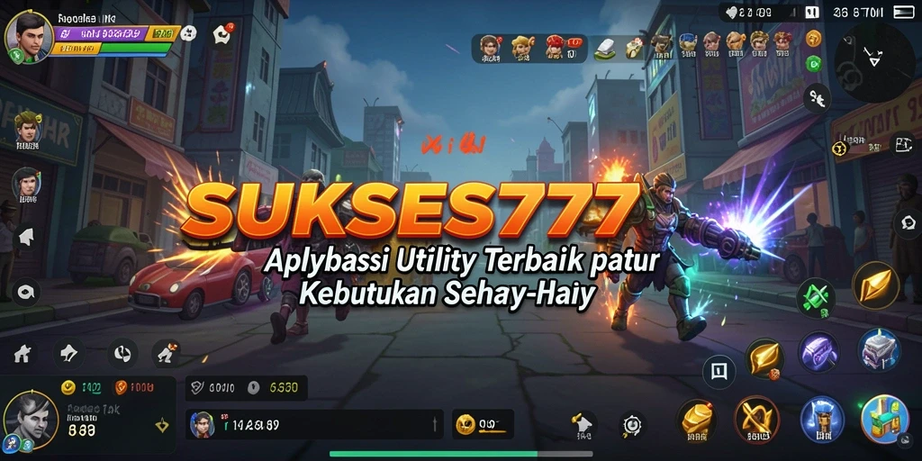 Tampilan antarmuka utama aplikasi SUKSES777 yang intuitif dan menarik.