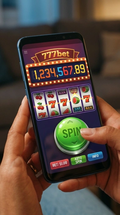 Tampilan antarmuka aplikasi 777bet yang ramah pengguna.
